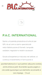 Mobile Screenshot of pacinternational.it