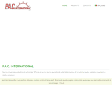 Tablet Screenshot of pacinternational.it